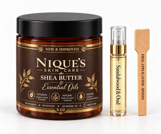 Men Shea butter with FREE Bonus scent and Application spoon