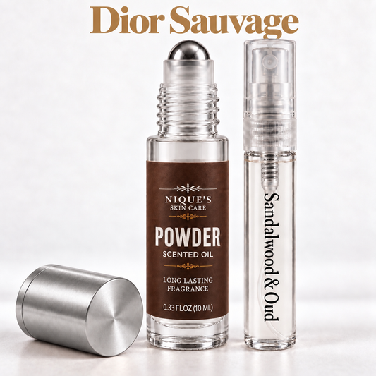 Men Dior Sauvage Roll on oil with FREE bonus Sandalwood & Oud spray